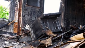 Grill & Lightning Strike Fire Restoration